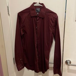 Maroon Dress Shirt